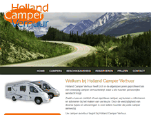 Tablet Screenshot of hollandcamperverhuur.nl